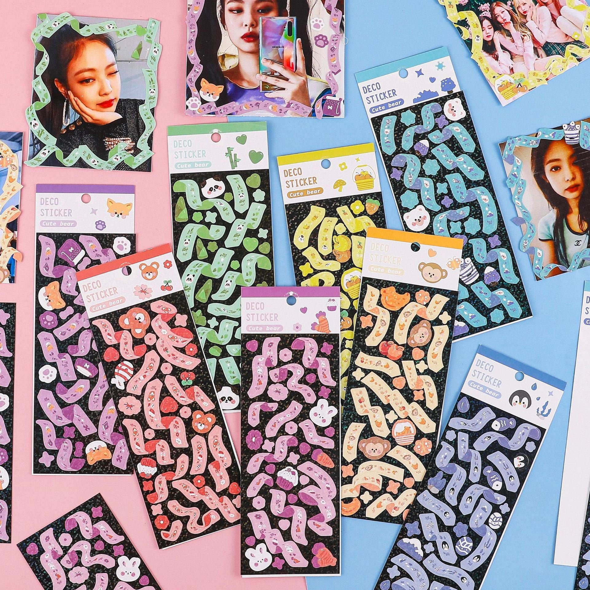 Colorful Ribbon Stickers